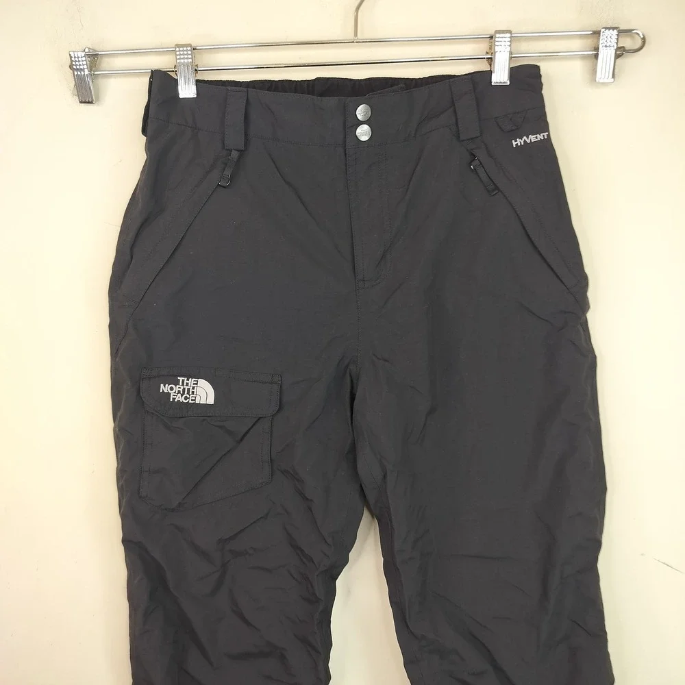 The North Face Hyvent Snow Pants Girls XL 18 Waterproof Winter Black